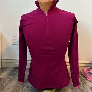 Nike fleece lined quarter zip